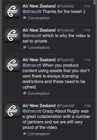 ANZ tweets