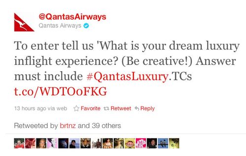 Qantas twitter Qantas twitter