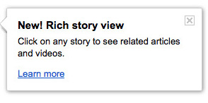 Google News Rich Story View