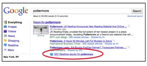 Google pottermore