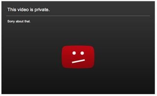 Video is private