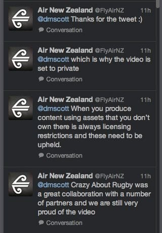 ANZ tweets