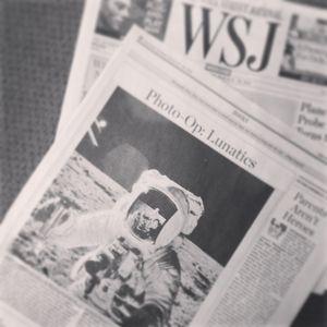 Marketing the Moon in WSJ bw