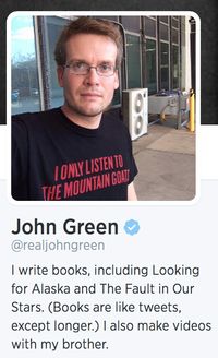 John green twitter