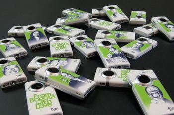Customized flip cameras