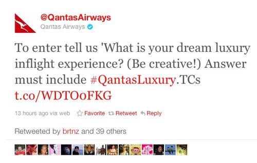 Qantas twitter