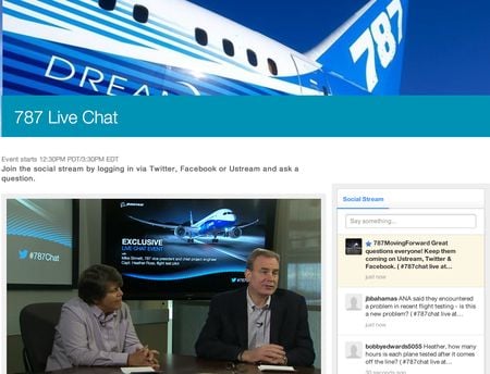 Boeing live chat