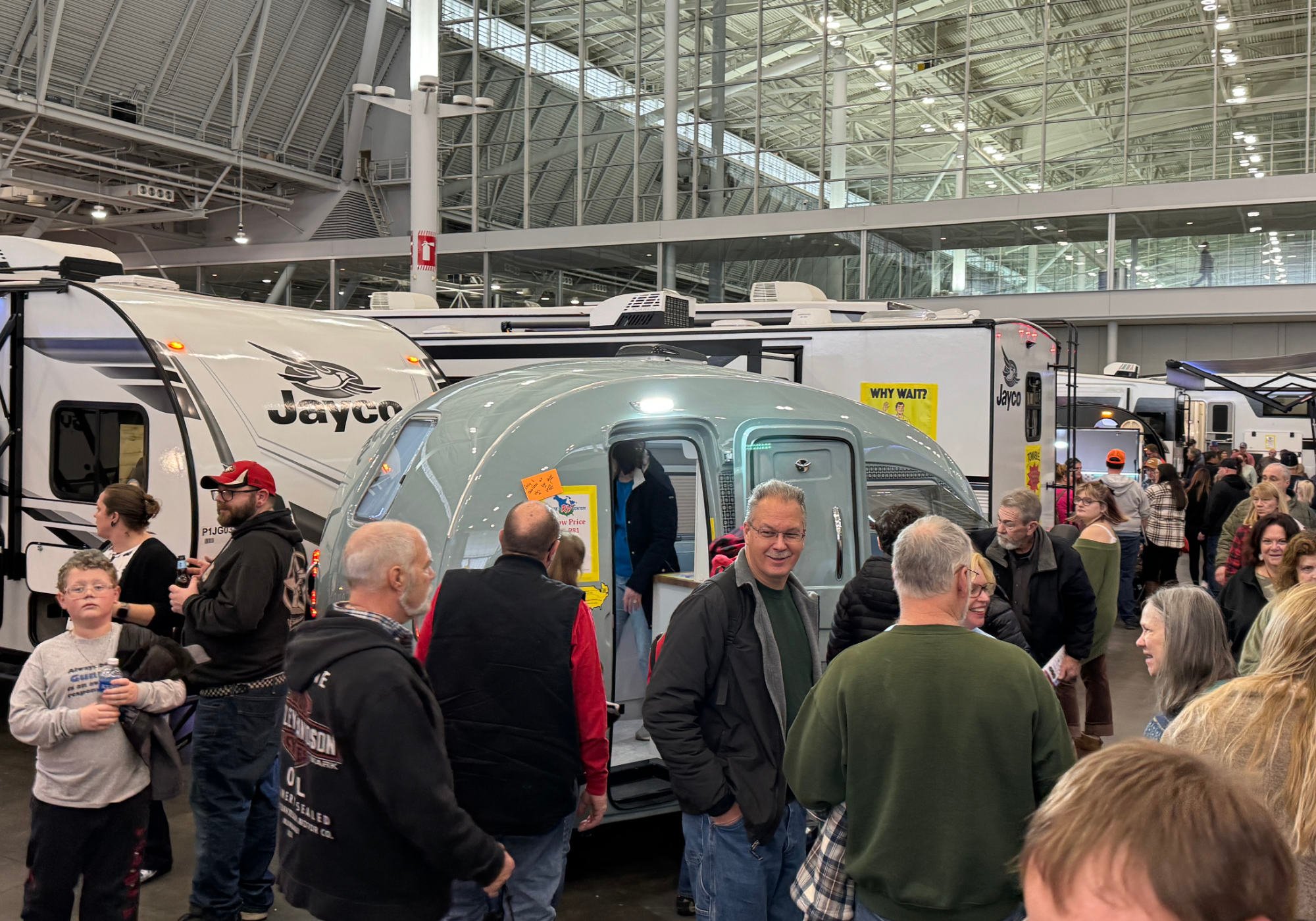 Boston RV and Camping Expo show floor