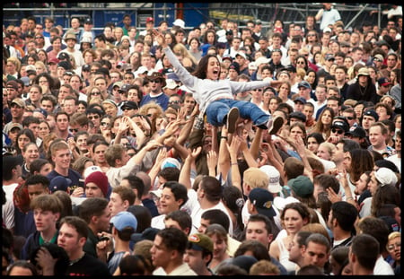 Crowd Surf copyright by Jay Blakesberg