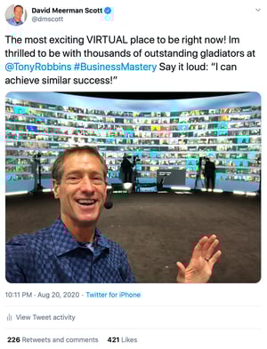 DMScott Business Mastery selfie