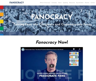 Fanocracy site
