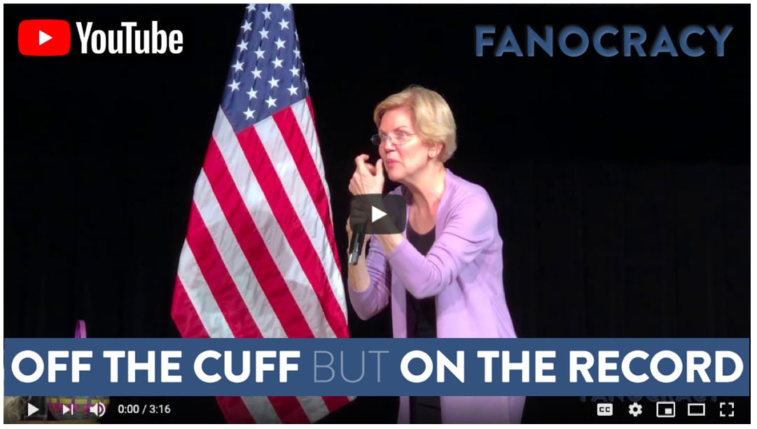 Fanocracy stories Elizabeth Warren