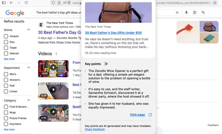 Firefox AI previews