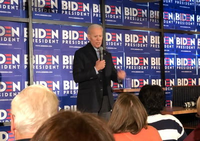 Joe Biden in New Hampshire
