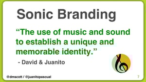 Sonic branding