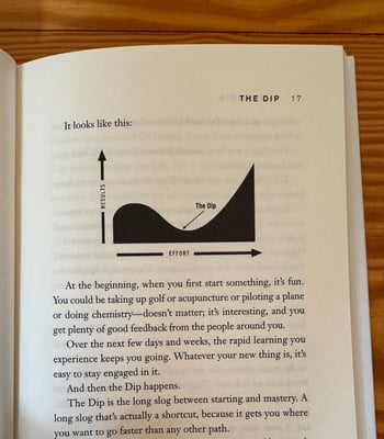 The Dip graphic