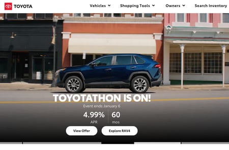 Toyota website