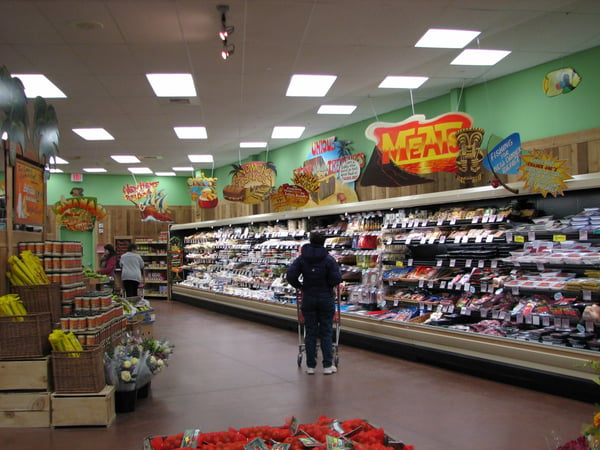 The inside of the Trader Joe's in West Hartford, Connecticut