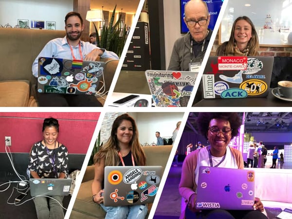 Cool laptop stickers showcasing individual fandoms