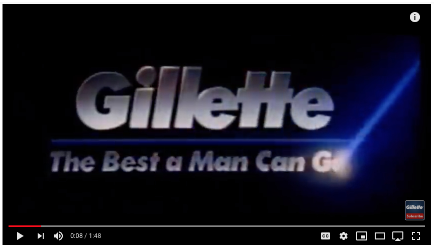 Gillette YouTube